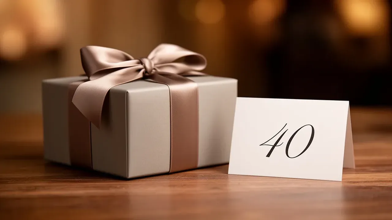 Geschenke zum 40. Geburtstag: Die besten Ideen für Sie & Ihn
