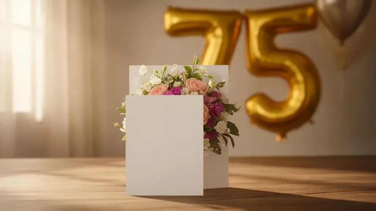 40 herzliche Glückwünsche zum 75. Geburtstag zum Kopieren