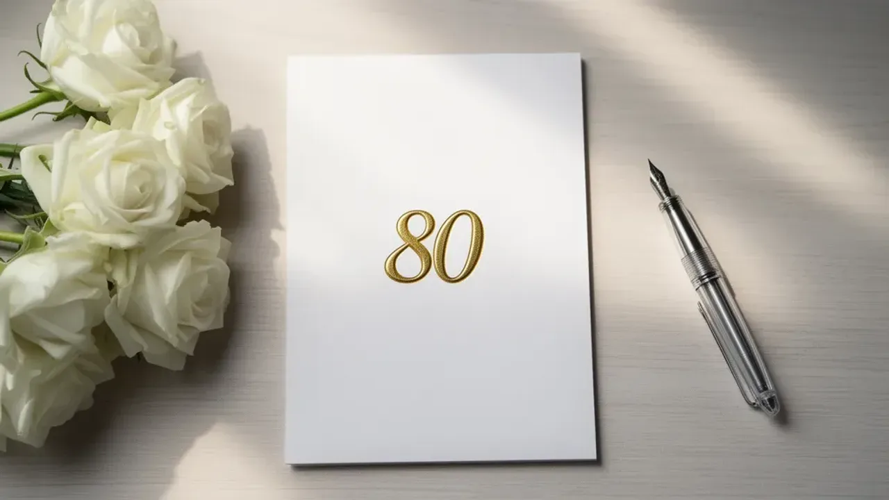 40 herzliche Glückwünsche zum 80. Geburtstag für eine Frau
