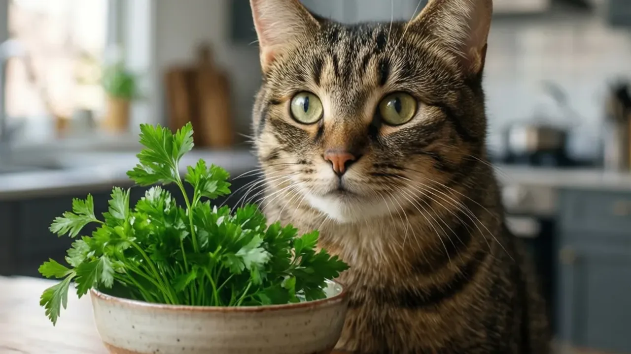 Petersilie für Katzen: Ist das Kraut gefährlich für Ihr Tier?