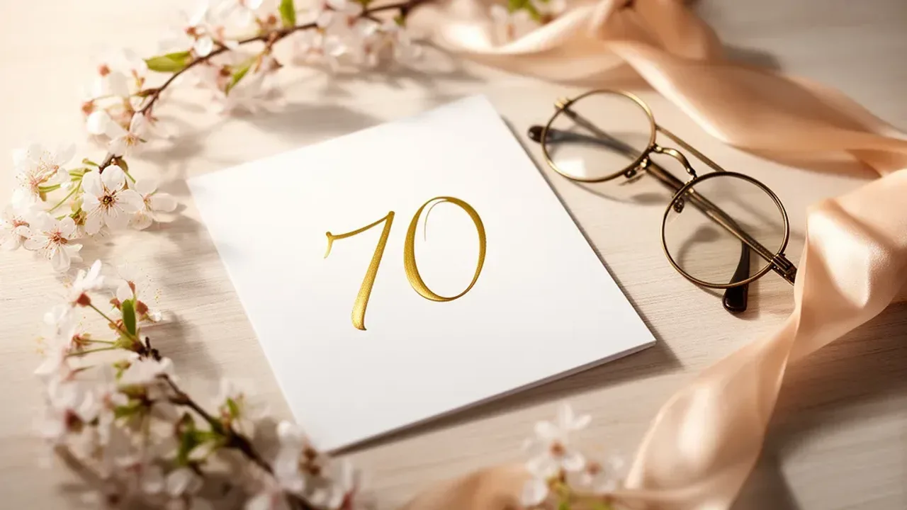 40 Sprüche zum 70. Geburtstag Frau: Herzlich bis humorvoll