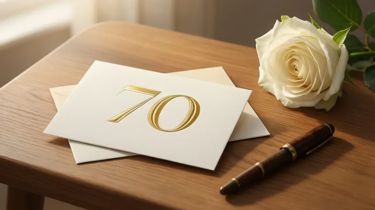 40 treffende Sprüche zum 70. Geburtstag – kurz und herzlich