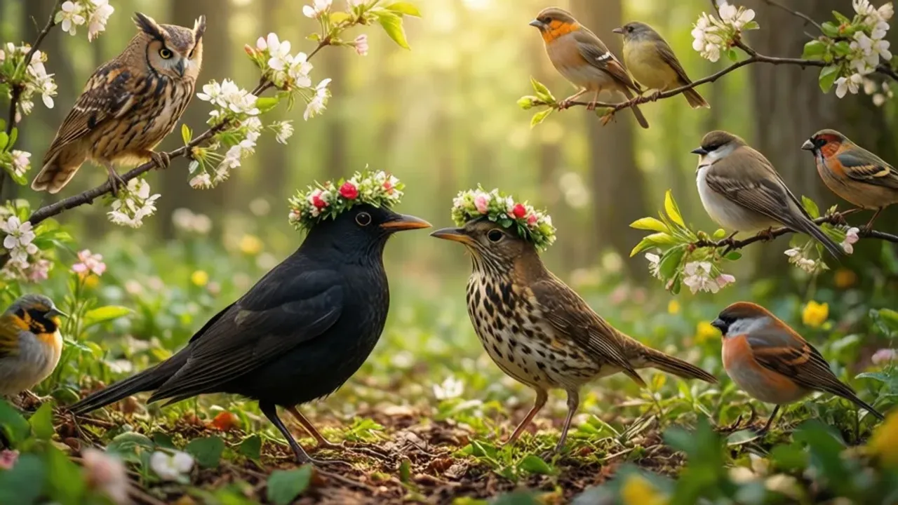 Vogelhochzeit Text: Das beliebte Kinderlied mit Noten und Liedtext entdecken