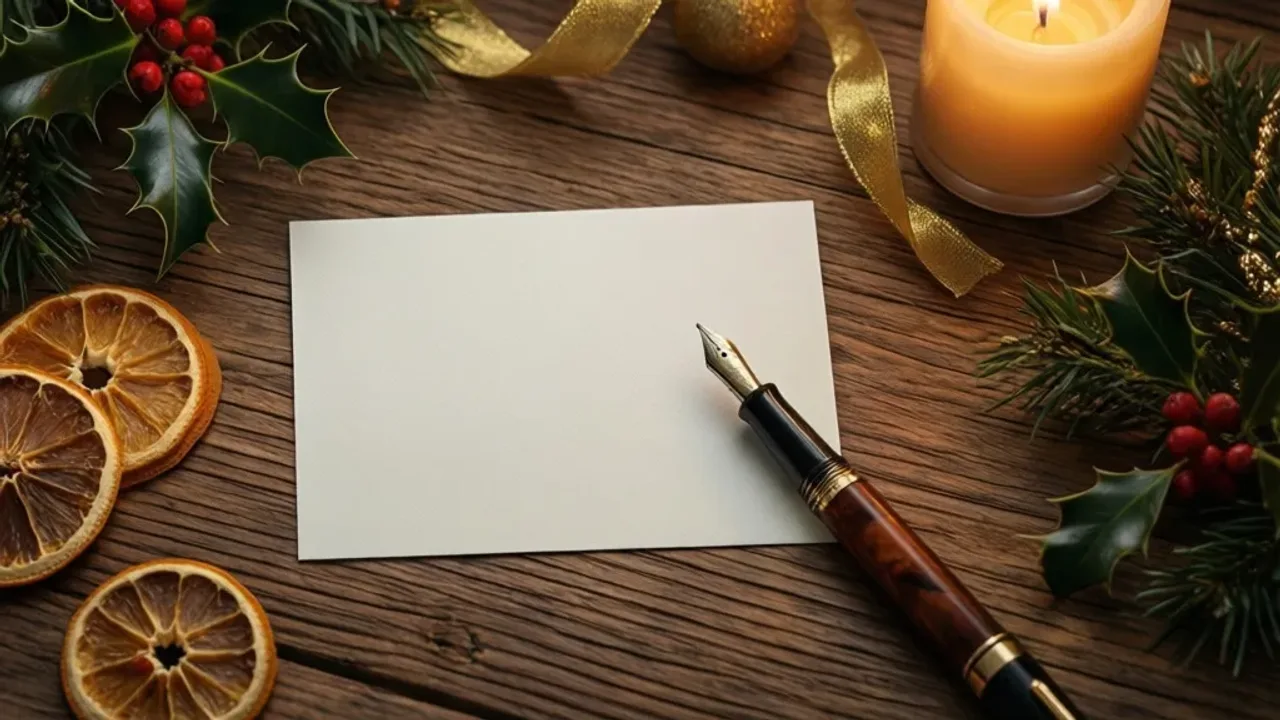 Weihnachtskarte schreiben Vorlage: Schöne Texte und Tipps für deine Liebsten